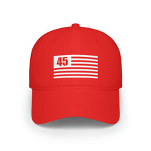 Load image into Gallery viewer, "45 Flag" Low Profile Baseball Cap